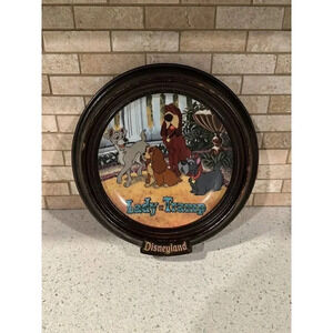 Walt‎ Disney Collectors Plate "Disney Animals" - Lady & the Tramp  ba